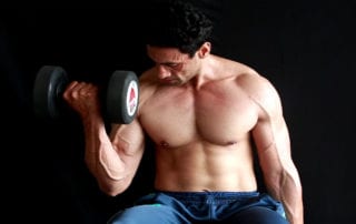 Alternate Seated Dumbbell Curl