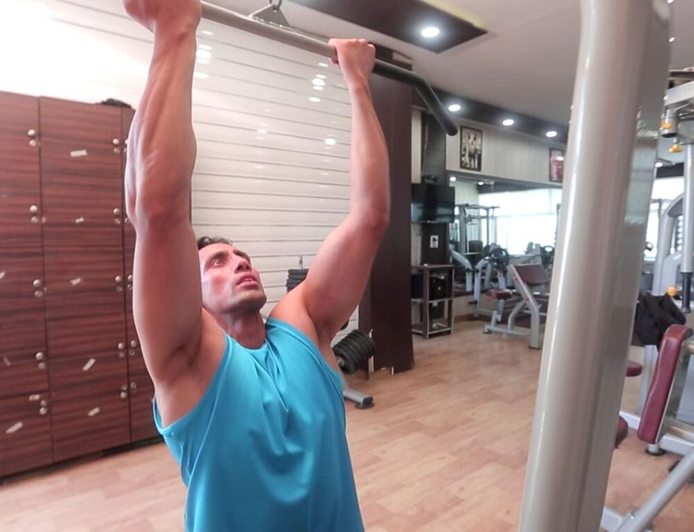 Dumbbell Floor Straight Arm Pullover Exercise Guide Parambodyfitmind