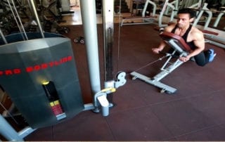 Reverse Grip Incline Bench Cable Row