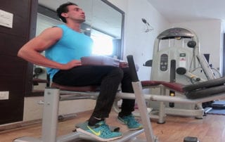 Seated Calf Raise Toes Pointed Inward