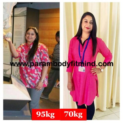 female weight loss body transformation
