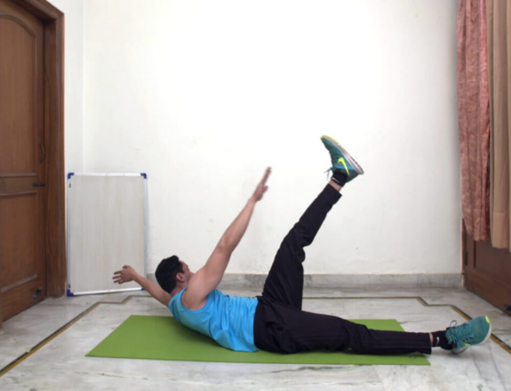 Elbow Side Plank with Leg Raise Exercise Guide Parambodyfitmind