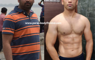 Body transformation with six Pack abs