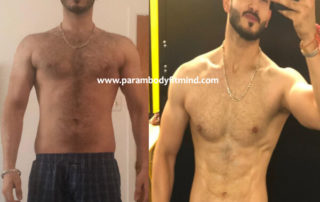 natural body transformation picture of mani pabla