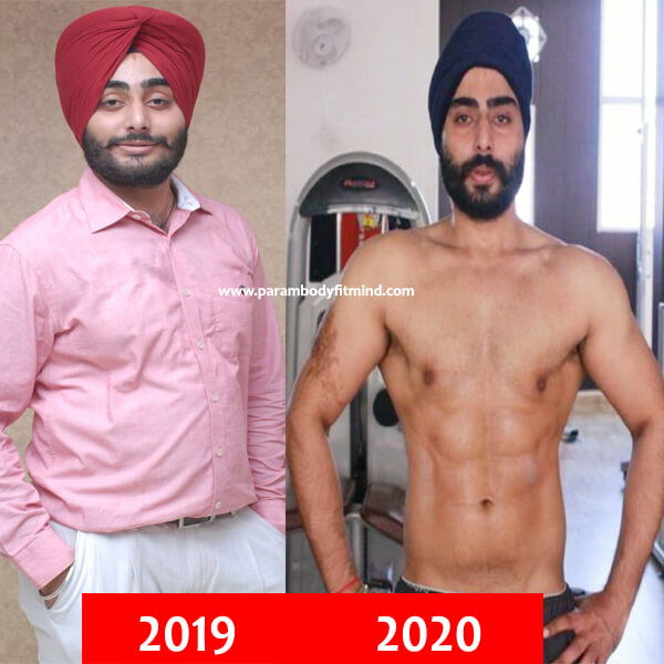 Before and After Body Transformation Picture