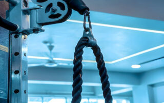 Home Gym Cable Machine Dumbbells barbell Workout